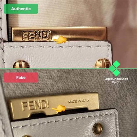 real fendi vs fake fendi|Real Fendi Handbags vs Fakes: How to .